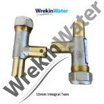 Water Softener 15mm or 22mm Integral Tee Set - INTEGRAL TEES ONLY